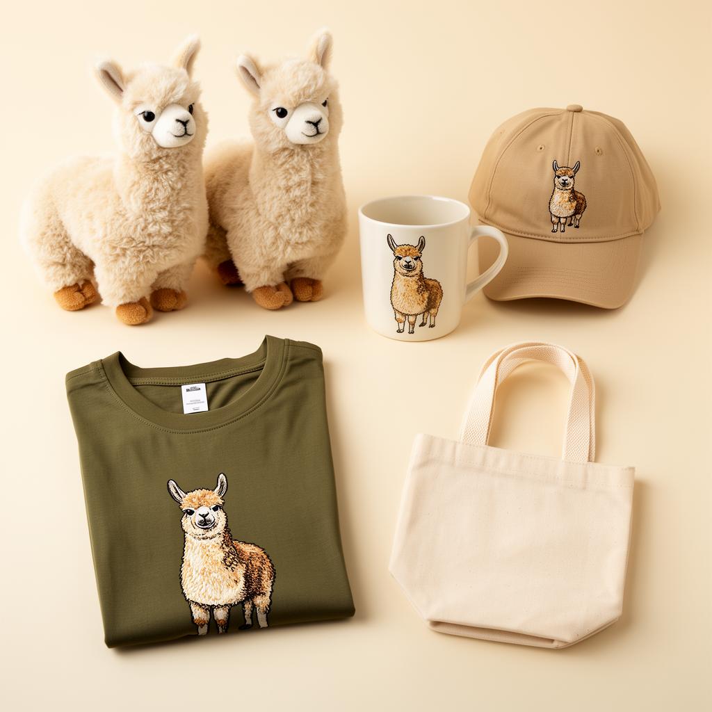 Gift shop sa plišanim alpakama i suvenirima