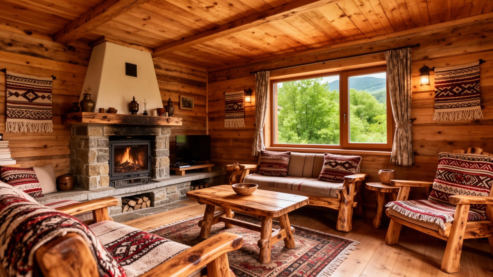 Wood house